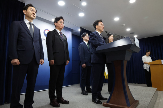 삼성전자 파업 관련 대국민담화 하는 김민석 국무총리