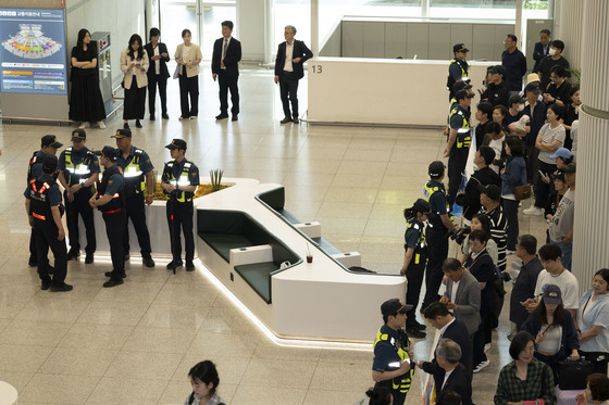 경비 강화된 인천공항