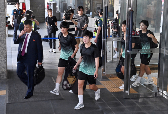 한국 온 北 내고향, 첫 훈련 '깜깜이'…19일 훈련만 '15분 공개'