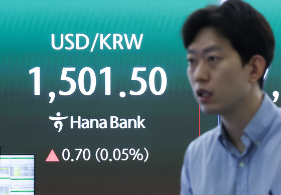달러·원 1501원 출발…고유가·채권금리·외인이탈 '삼중고'