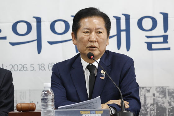 5.18 광주서 모두발언하는 정청래 대표