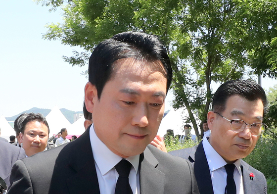 5.18 행사장 나오는 장동혁 대표