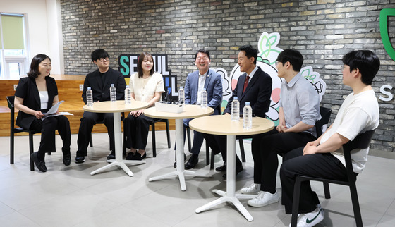 오세훈, 안철수 의원과 함께 청년들과 현장 소통