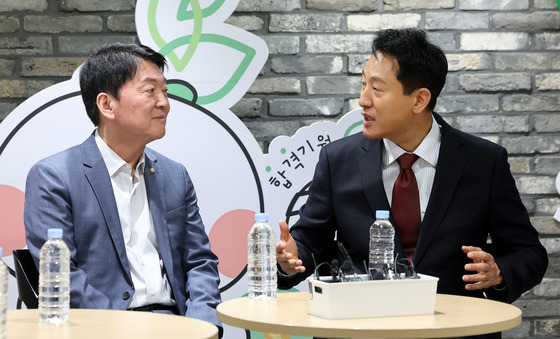 오세훈, 안철수와 AI 청년일자리 논의…"서울 미래 함께 설계"