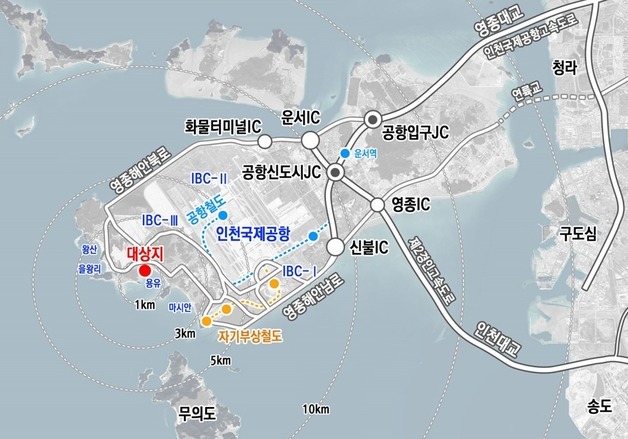 인천 용유 도시개발구역 지정 고시…"관광·휴양 복합도시로"