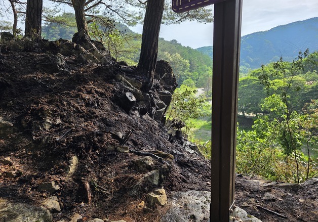 제천 야산서 모닥불 피우다 임야 150㎡ 태운 70대 입건