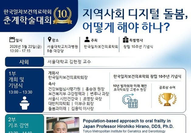 일차보건의료학회, 지역사회 디지털 돌봄 논의의 장 마련
