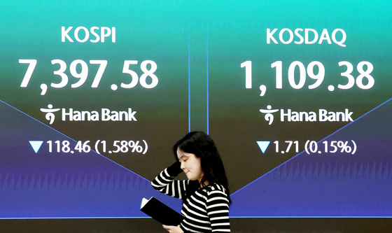 장 초반 약세 보이는 코스피
