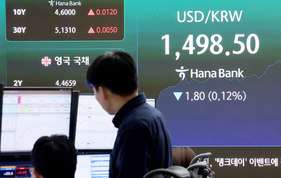 하락세 보이는 원·달러 환율