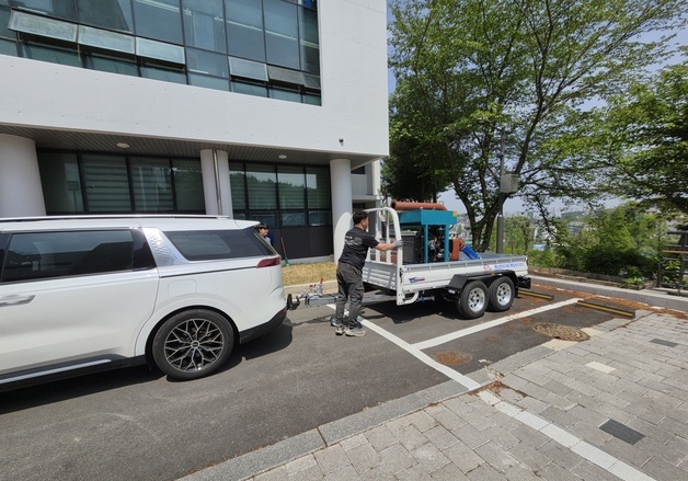 충남도, 풍수해 대비 대형 양수기 전진 배치…분당 5500리터 배수