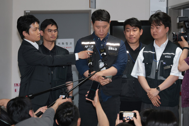 입장 밝히는 최승호 위원장
