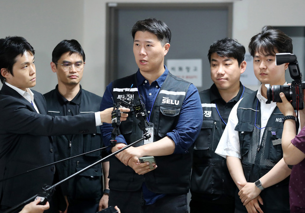 입장 밝히는 최승호 위원장