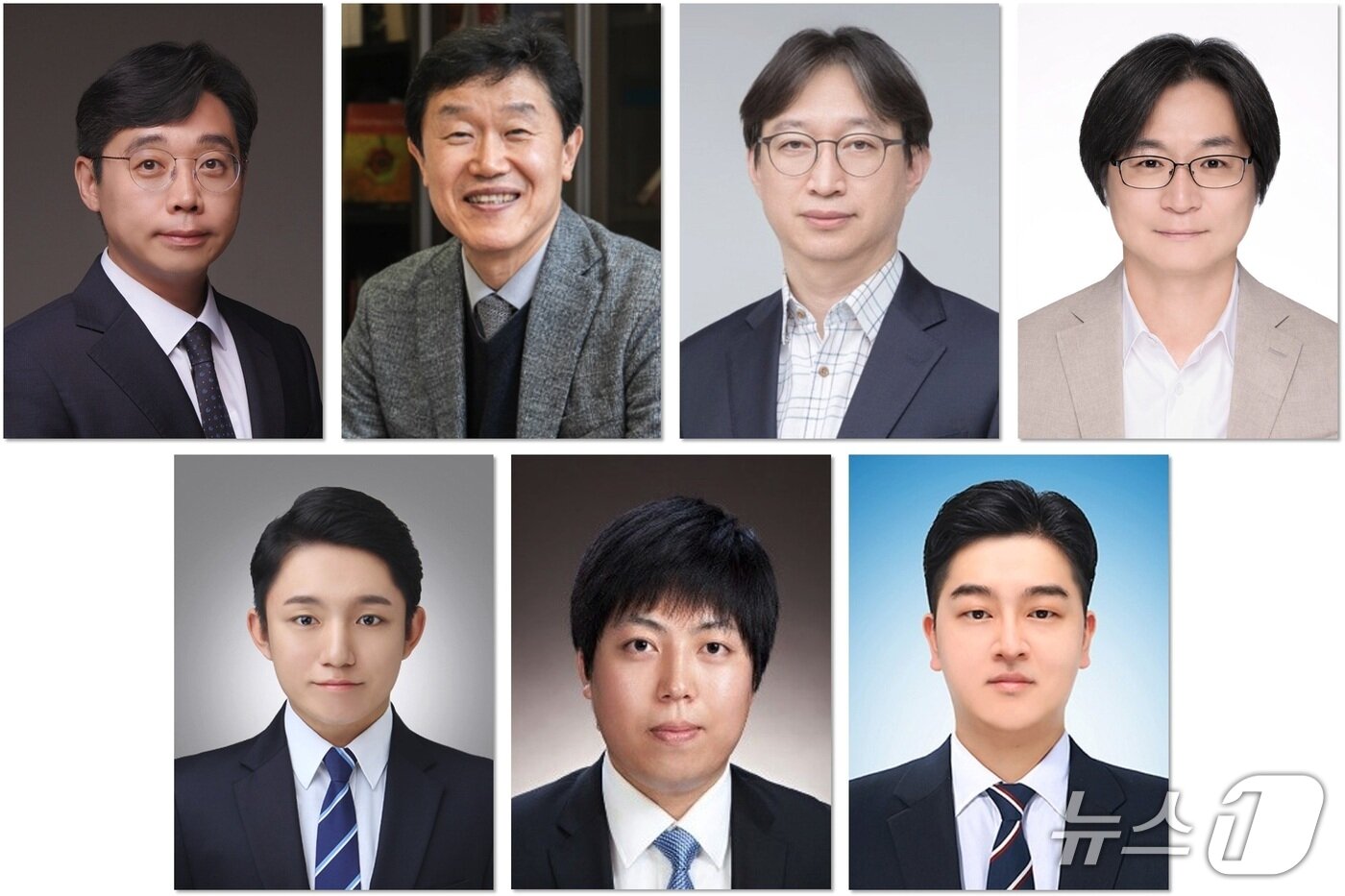 본문 이미지 - (왼쪽 위부터 시계방향으로) KAIST 이강택·배중면 교수, 한국세라믹기술원 신태호 박사, 한국지질자원연구원 노기민·정인철 박사, 한국세라믹기술원 박동재 연구원, KAIST 김동연 박사(KAIST 제공) /뉴스1