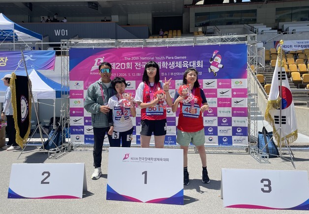 전북혜화학교 김미정 선수, 전국장애학생체전 육상 100m '금빛 질주'