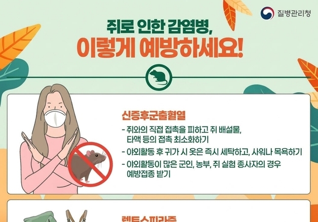 괴산군, 야외활동 때 '설치류 매개 감염병' 주의 당부
