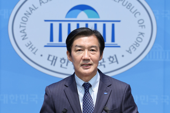 조국 대표, 지방선거 현안 기자회견