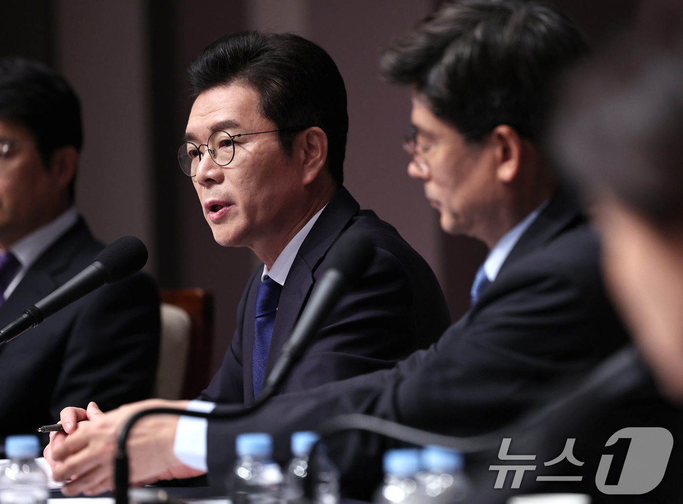 (서울=뉴스1) 구윤성 기자 = 정원오 더불어민주당 서울시장 후보가 20일 오전 서울 중구 한국프레스센터에서 열린 관훈클럽 초청 토론회에서 발언하고 있다. 2026.5.20/뉴스1 …