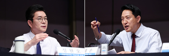 정원오·오세훈, 관훈토론회 맞대결