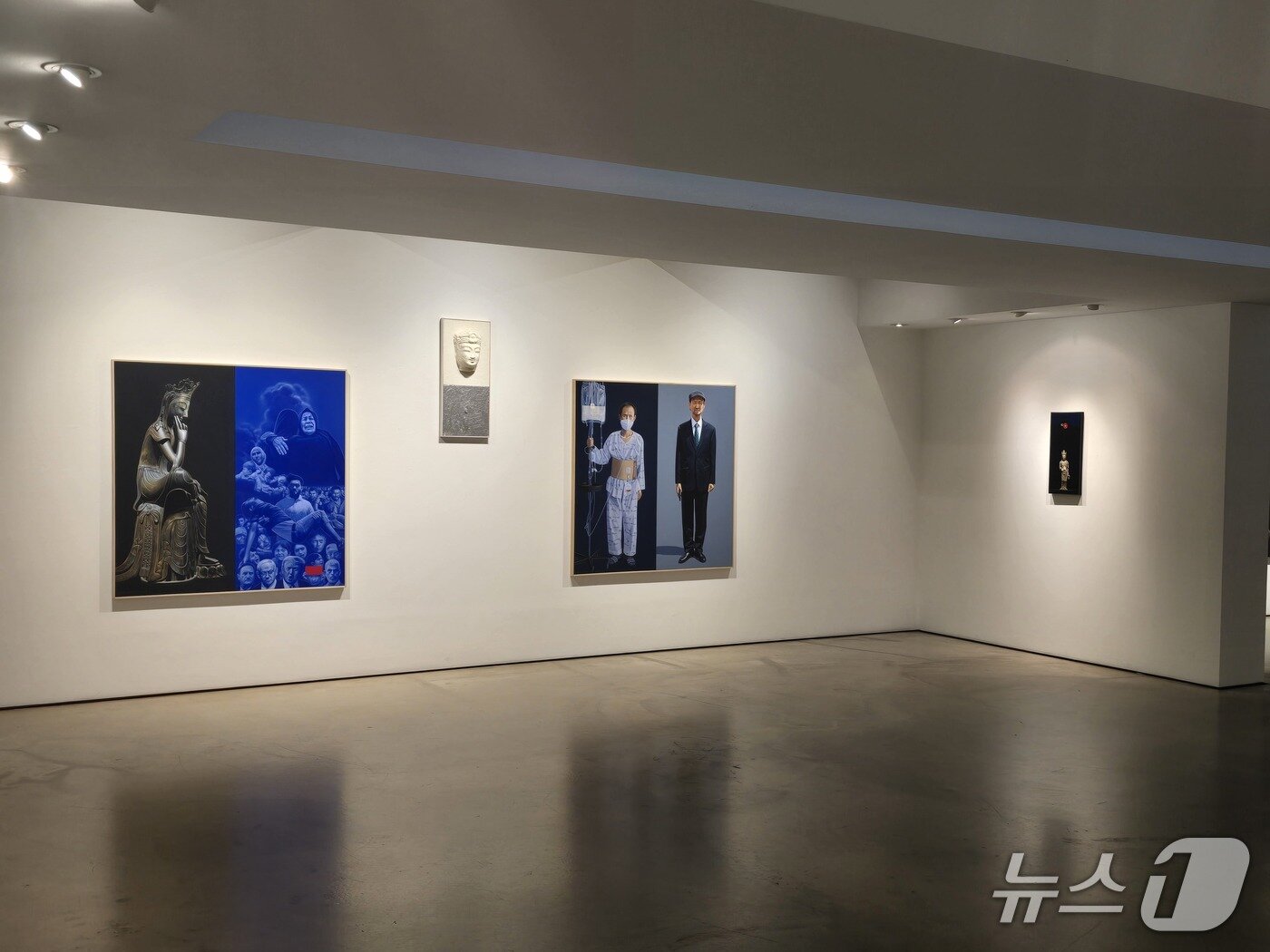 본문 이미지 - 이종구 '사유 : 思惟'전 전시 전경. ⓒ 뉴스1 김정한 기자