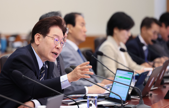 국무회의 발언하는 이재명 대통령