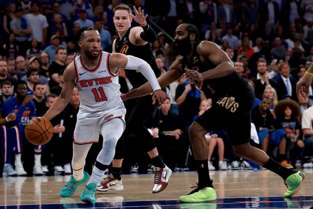 NBA 뉴욕, 클리블랜드에 22점 차 뒤집기 승…동부 결승 '기선제압'