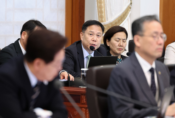 발언하는 임웅순 안보2차장