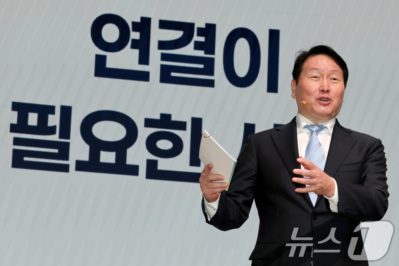(서울=뉴스1) 이광호 기자 = 최태원 대한상의 회장이 20일 오후 서울 중구 대한상공회의소에서 열린 '2026 ERT(신기업가정신협의회) 멤버스 데이'에서 인사말을 하고 있다. …