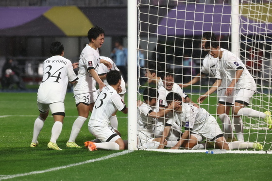 동점골 넣은 내고향여자축구단