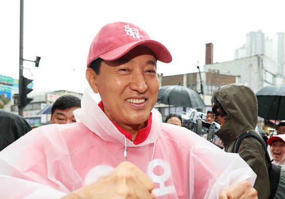 오세훈, 두 주먹 불끈