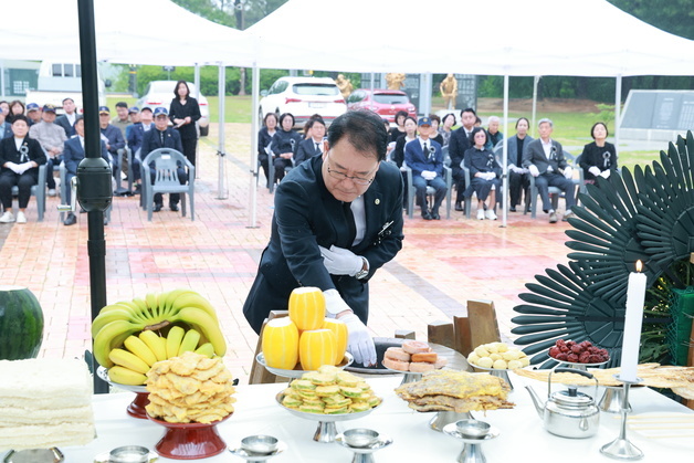 계룡시, 충령탑 위패봉안식 거행…호국영령 희생정신 추모