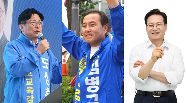 "성과 계승vs진보 교체vs교육 정상화"…3인3색 인천교육감 출정식