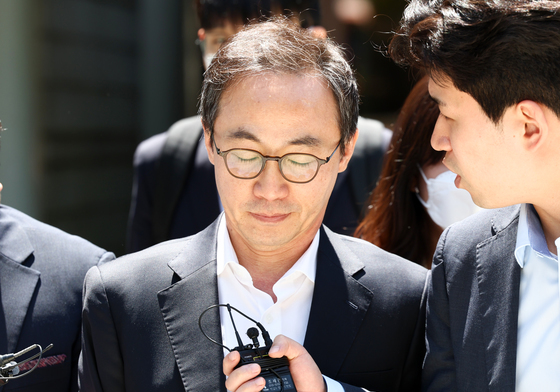 영장심사 마친 김오진 전 대통령실 관리비서관