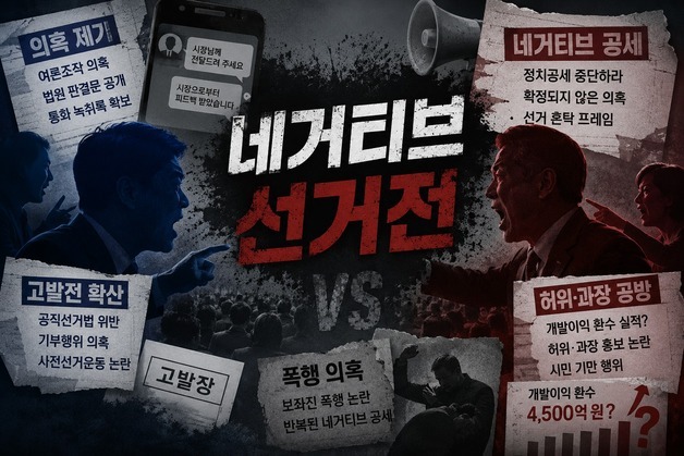 경기도 여야, 공식선거운동 돌입하자마자 네거티브 총력전
