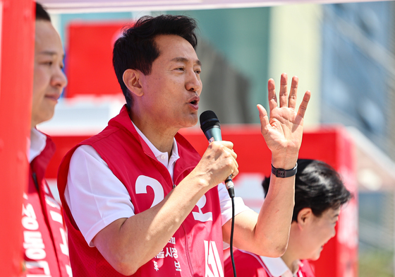 오세훈, 성동서 정원오 맹공…"부패 냄새 진동, 수사로 밝혀야"(종합)