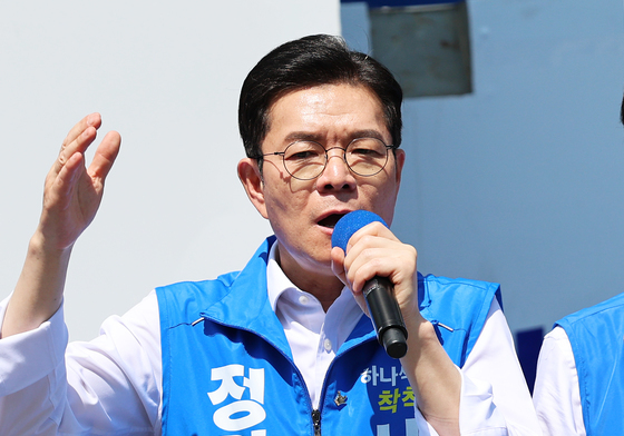 정원오, 노원구 찾아 지지 호소