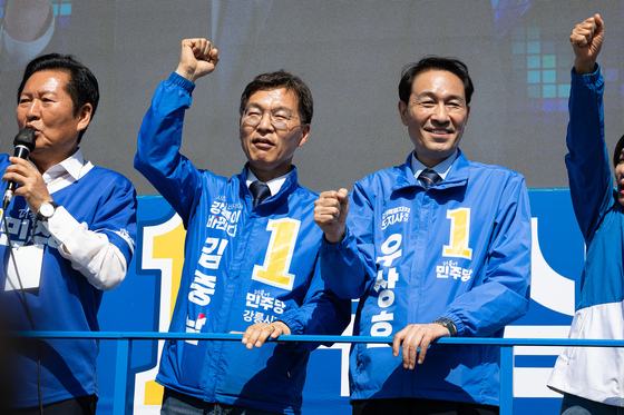 공식 선거운동 첫 주말…우상호 vs 김진태 '동해안 대전'
