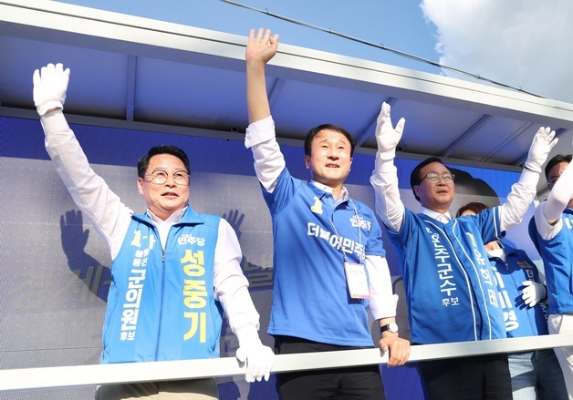 지원유세 위해 전북 찾은 한병도