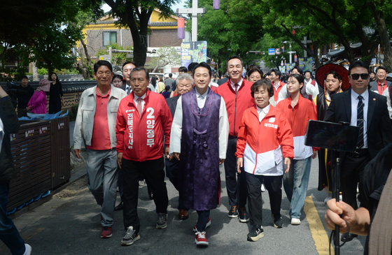 전북 전주 찾은 장동혁