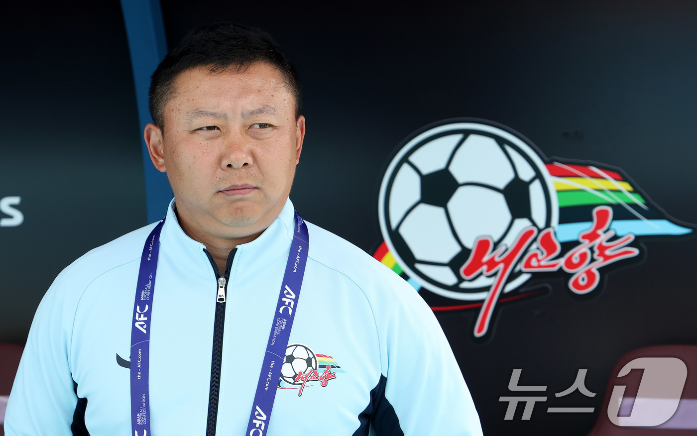 (수원=뉴스1) 박지혜 기자 = 23일 오후 경기 수원시 수원종합운동장에서 열린 2025-2026 아시아축구연맹(AFC) 여자 챔피언스리그(AWCL) 결승 북한 내고향여자축구단과 …