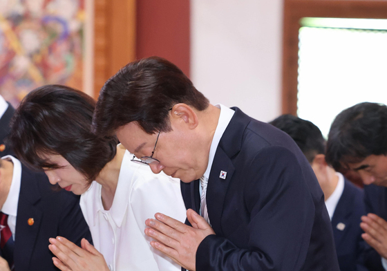 부처님오신날 봉축법요식 찾은 이재명 대통령