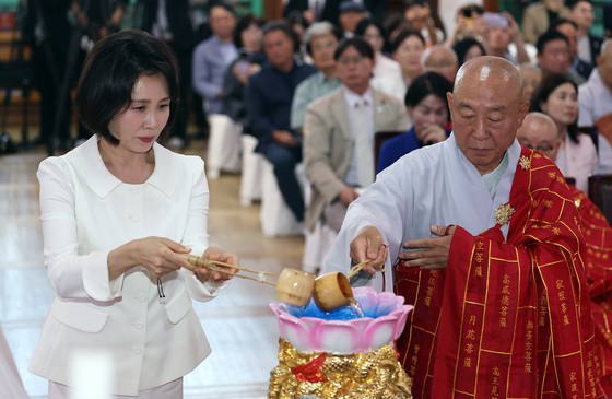 관불의식 하는 이재명 대통령