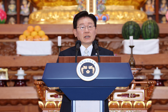 이재명 대통령, 부처님오신날 봉축법요식 축사