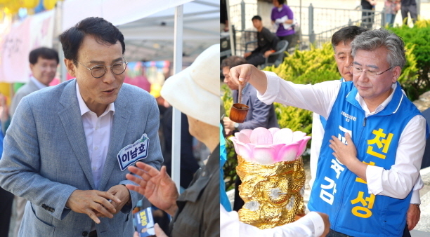 전북교육감 후보들 일제히 사찰행…불심 잡기에 화력 집중