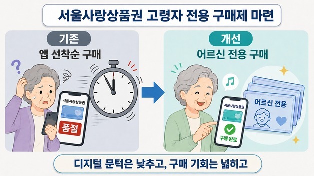 "서울사랑상품권 어르신 구매 쉬워지고, 유기견 입양 차별 사라진다"