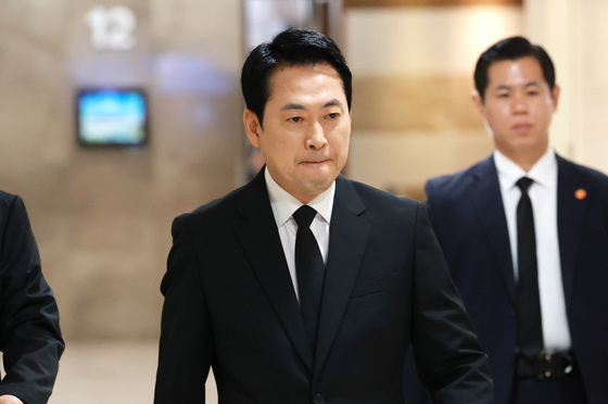 이회장 전 총재 부인 한인옥 여사 빈소 찾은 장동혁 대표