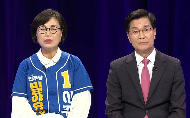 밀양시장 TV토론회 달군 나노산단…이주옥·안병구 해법 충돌