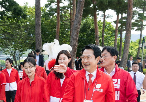 장동혁 대표, 대구 수성못 거리유세