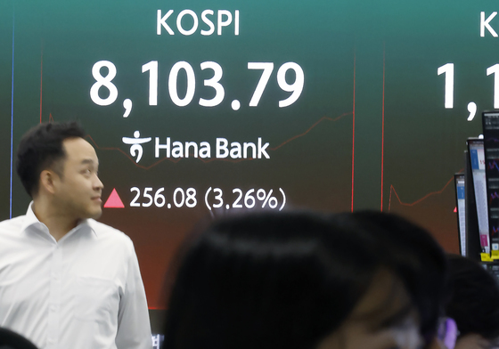 3%대 상승 중인 코스피 지수