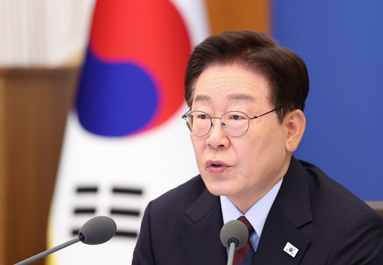 국무회의 발언하는 이재명 대통령