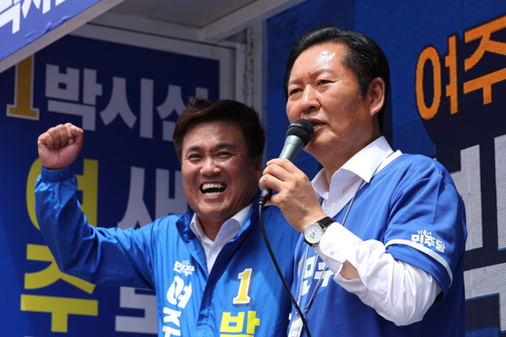 여주 찾은 정청래 대표